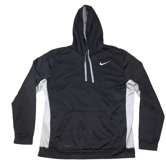 Nike Therma Fit Pullover Hooded Sweatshirt Fleece Interior Mens X-Large - Picture 1 of 9